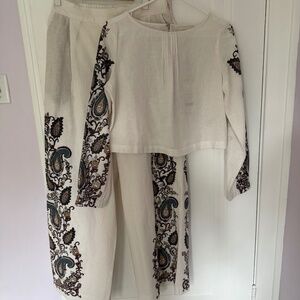 NWT Cleobella Linen Set size M